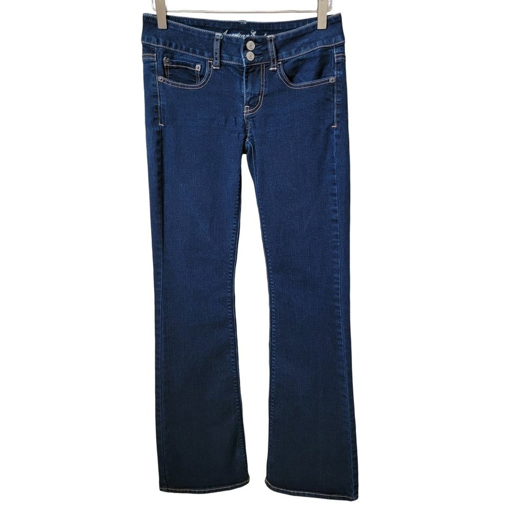American Eagle Outfitters AEO Low Rise Artist Bootcut Denim Jeans